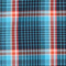 Navy Blaze Orange Multi Plaid