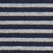 Gray Heather Navy Narrow Stripe