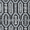 Navy Wood Block Print